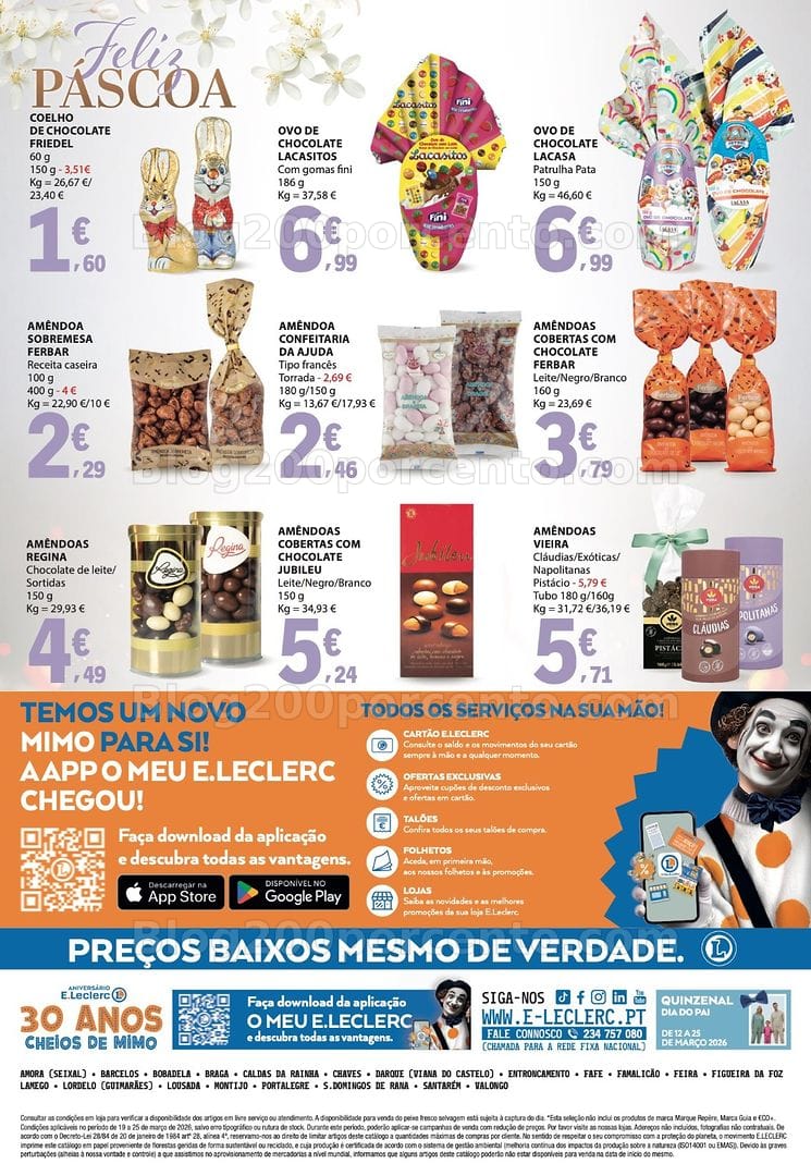 Antevisão Folheto E-LECLERC Promoções de 19 a 25 março